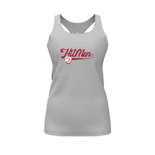 [FT0TRBGY-FYS-LOGO1] Decker Racerback Tank Top (Female Youth S, Gray, Logo 1)