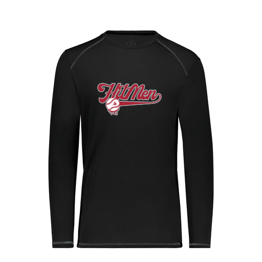 [6845.080.S-LOGO1] Men's SoftTouch Long Sleeve (Adult S, Black, Logo 1)