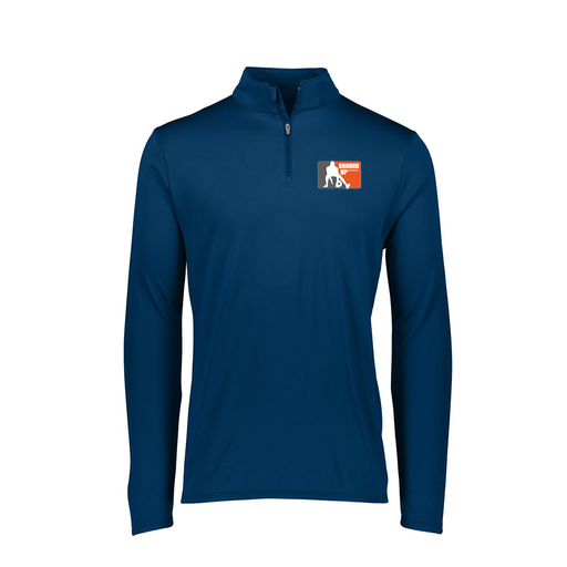 [FTLQFLNV-FAXS-LOGO2] Decker Women's Flex-Lite 1/4 Zip Shirt (Female Adult XS, Navy, Logo 2)