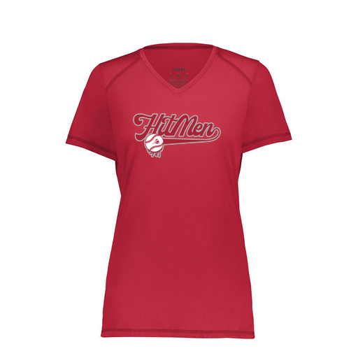 [6844.083.XS-LOGO1] Women's SoftTouch Short Sleeve (Female Adult XS, Red, Logo 1)