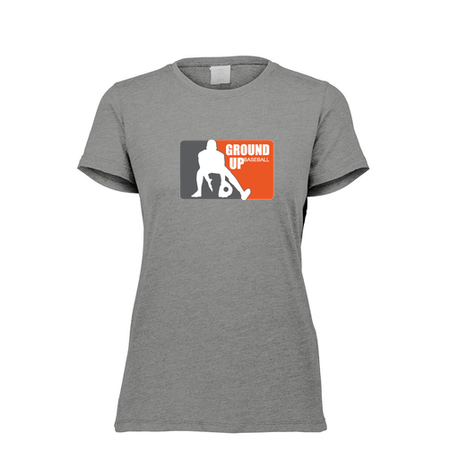 [FTSCUBGY-FAXS-LOGO2] Decker Women's Tri-Blend T-Shirt - Short Sleeve (Female Adult XS, Gray, Logo 2)