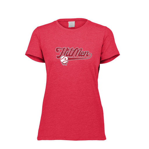 [FTSCUBRD-FAXS-LOGO1] Decker Women's Tri-Blend T-Shirt - Short Sleeve (Female Adult XS, Red, Logo 1)