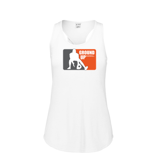 [3078.005.S-LOGO2] Ladies Tri Blend Tank Top (Female Adult S, White, Logo 2)