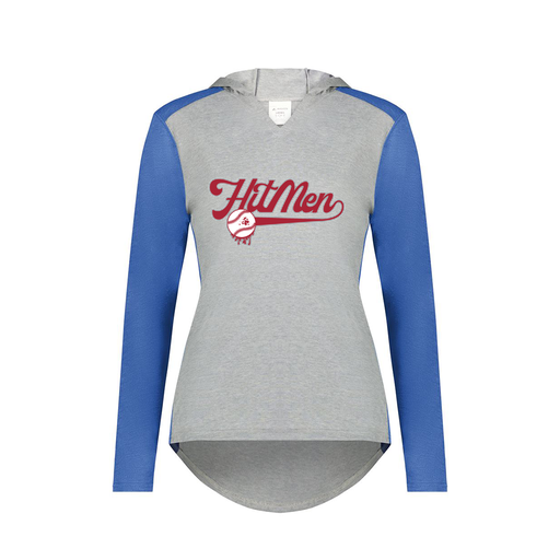 [6902.28V.XS-LOGO1] Ladies Vintage Hoodie (Female Adult XS, Royal, Logo 1)