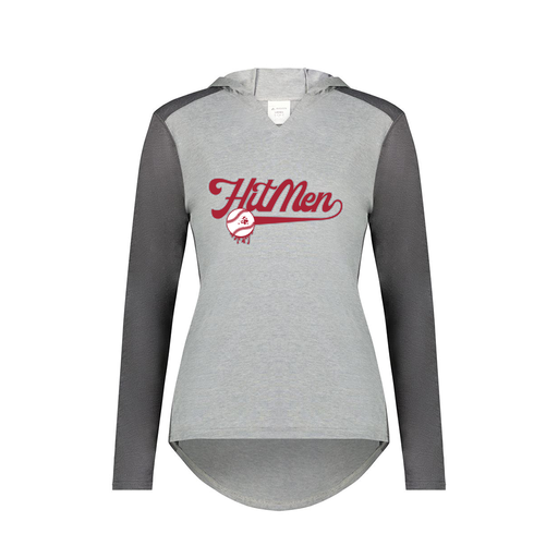 [6902.30V.XS-LOGO1] Ladies Vintage Hoodie (Female Adult XS, Gray, Logo 1)