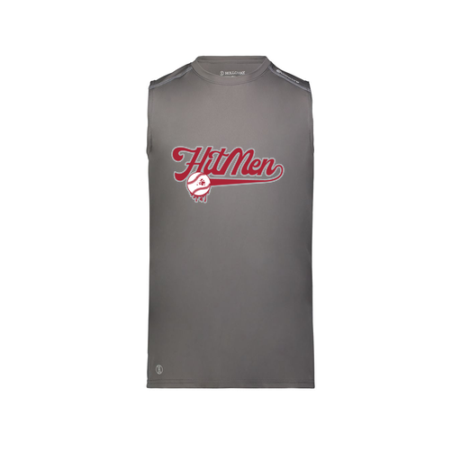 [222593.98D.S-LOGO1] Men's CoolDry TankTop (Adult S, Gray, Logo 1)