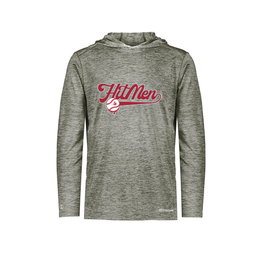 [FOLHCGGY-AS-LOGO1] Decker Men's Charge Hoodie (Adult S, Gray, Logo 1)