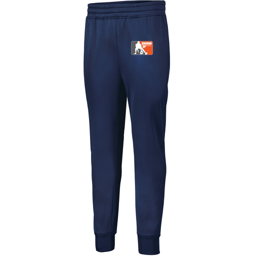 [5566.065.XS-LOGO2] Men's PERFORMANCE FLEECE JOGGER (Adult XS, Navy, Logo 2)