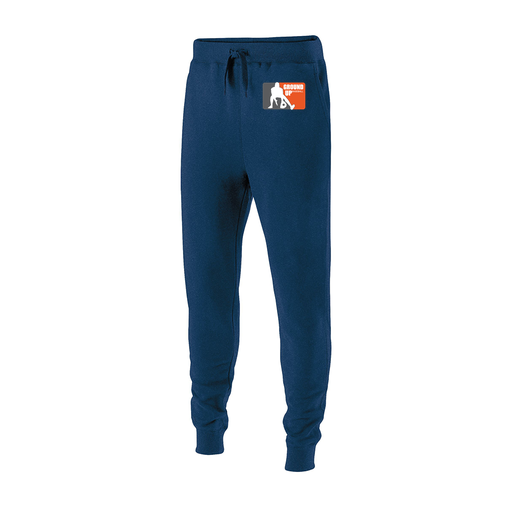 [229648.065.S-LOGO2] Youth 60/40 Fleece Jogger (Youth S, Navy, Logo 2)