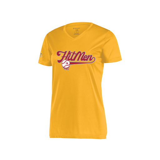 [222820.023.S-LOGO1] Ladies Movement Dri Fit Shirt (Female Adult S, Athletic Gold, Logo 1)